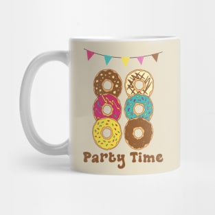 Donut Party Time Mug